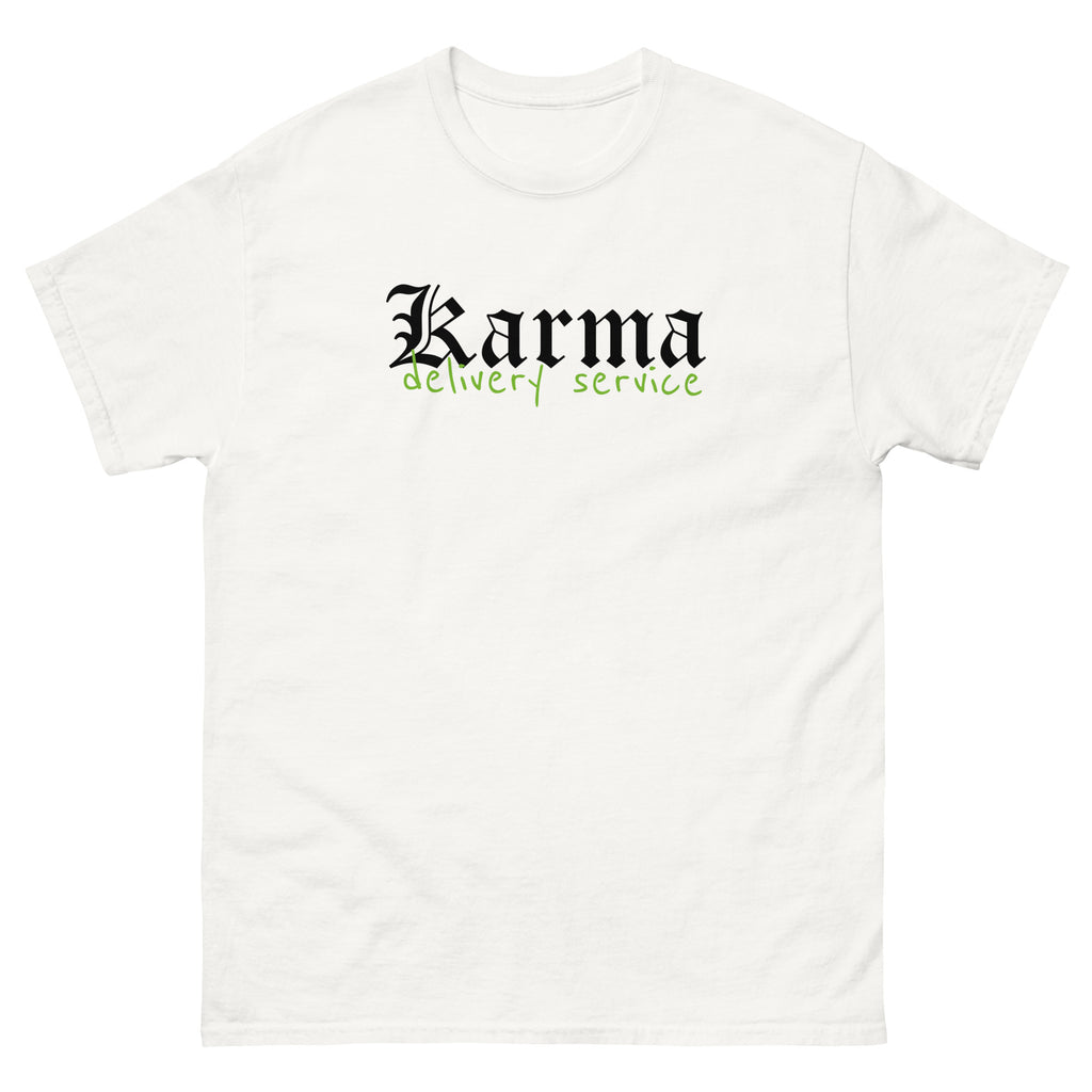 Camiseta unisex – “Karma Delivery Service”